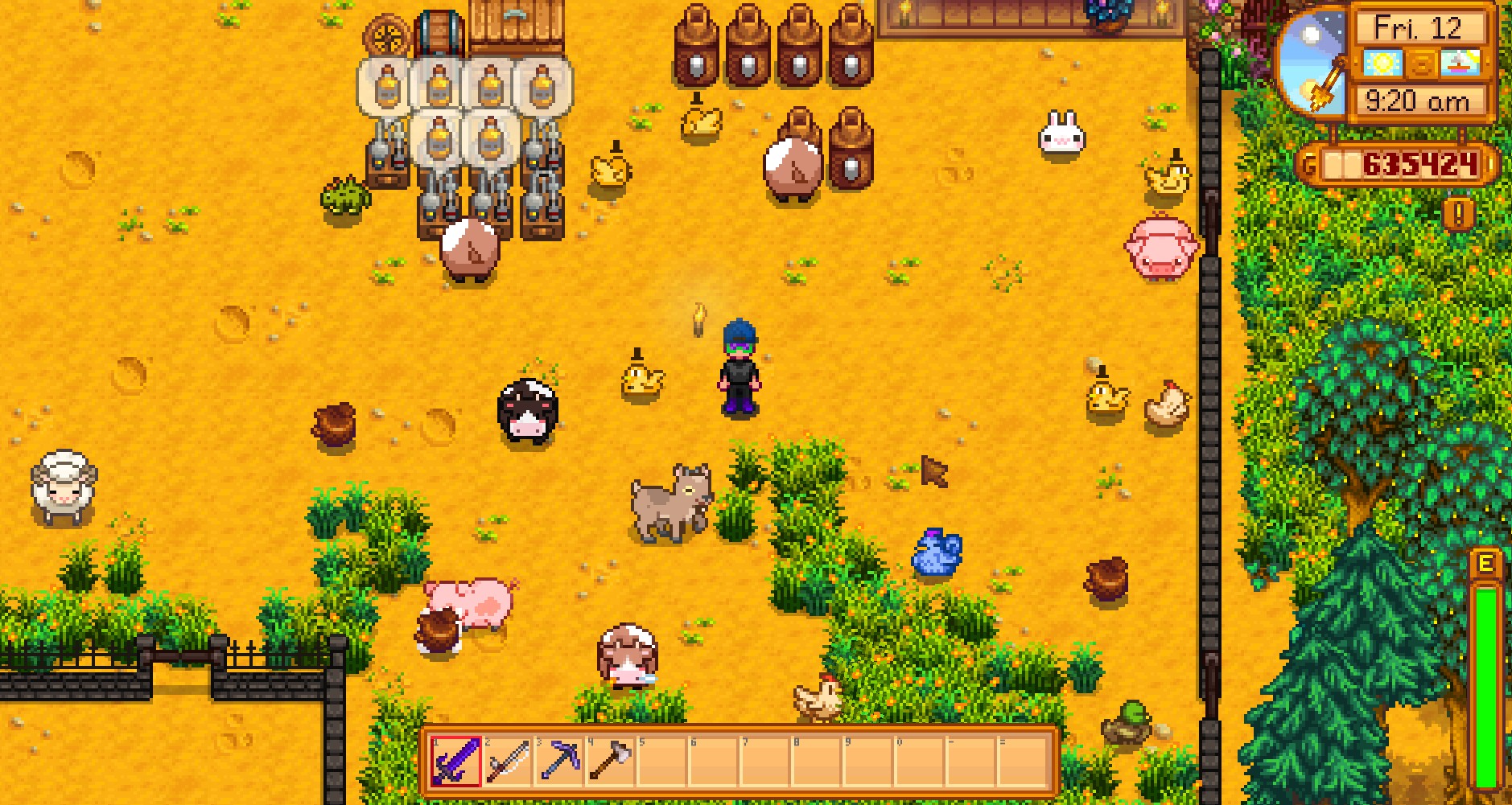 Kühe sind in Stardew Valley – und mit Cute Fatter Cows werden sie noch niedlicher.