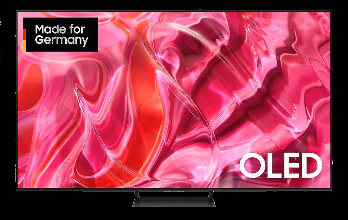 Ein Samsung OLED Fernseher mit 4K und 65 Zoll.