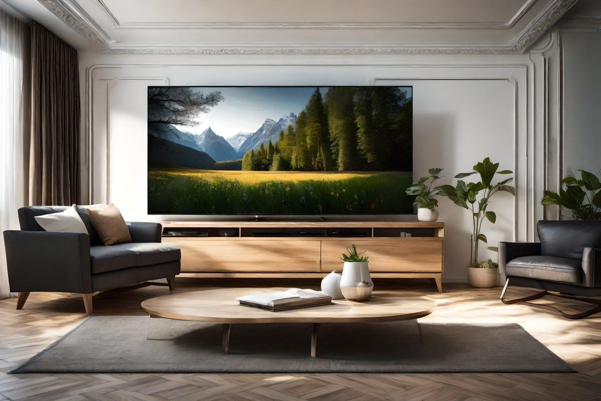 Fernseher in WOhnzimmer