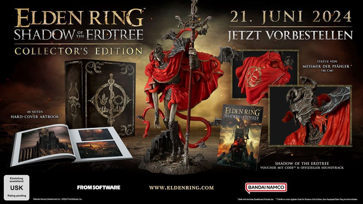 Elden Ring Shadow of the Erdtree Collector's Edition Inhalte