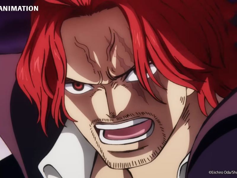 Ein wÃ¼tender Shanks aus One Piece