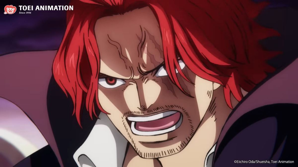 Ein wÃ¼tender Shanks aus One Piece