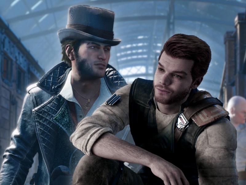 Hauptfiguren aus Assassin's Creed Syndicate und Star Wars Jedi: Survivor