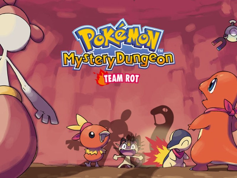 Das Cover von PokÃ©mon Mystery Dungeon: Team Rot