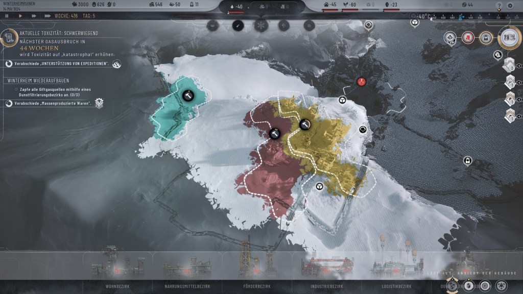 Screenshot aus Frostpunk 2