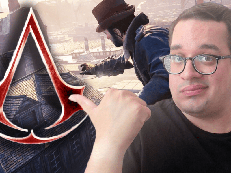 Eine Bildmontage zum Computerspiel Assassin's Creed Syndicate.