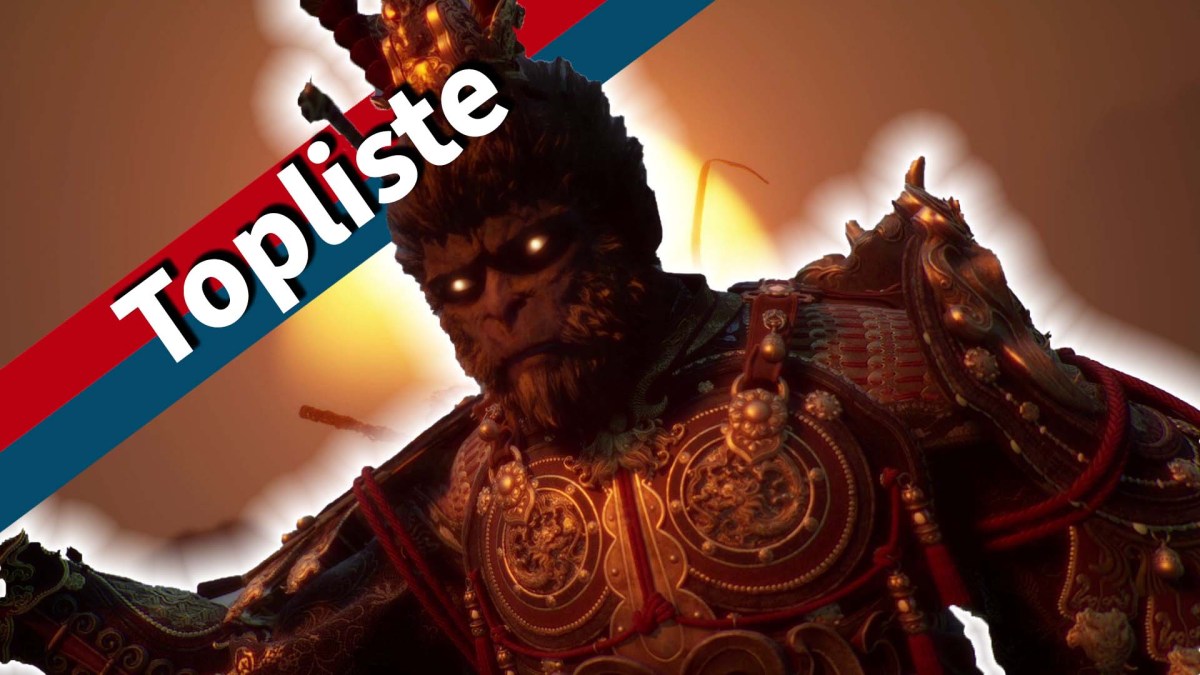 Die leere Hülle des großen Weisen aus Black Myth: Wukong vor einem Sonnenuntergang.
