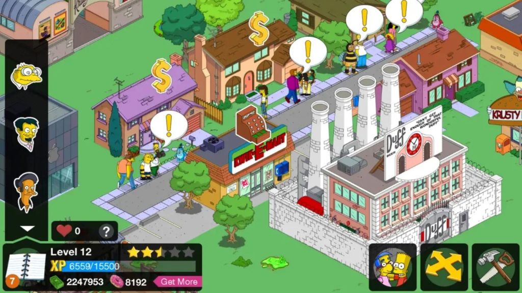 Screenshot aus Simpsons: Tapped Out