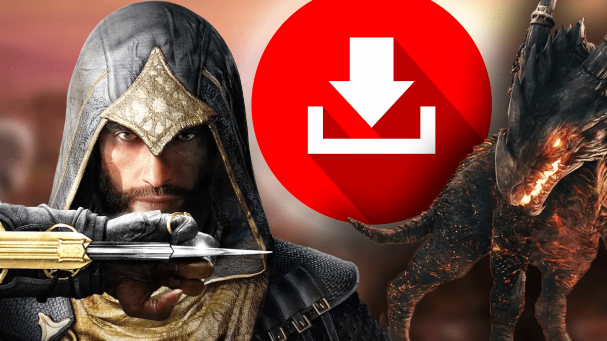 Eine Bildmontage, die Basim zeigt, den Heros aus Assassin's Creed Mirage.