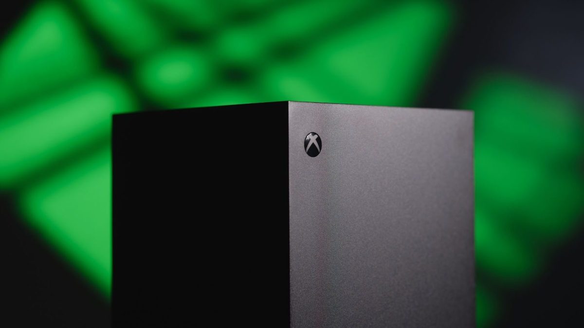 Xbox Series X vor grÃ¼nem Licht