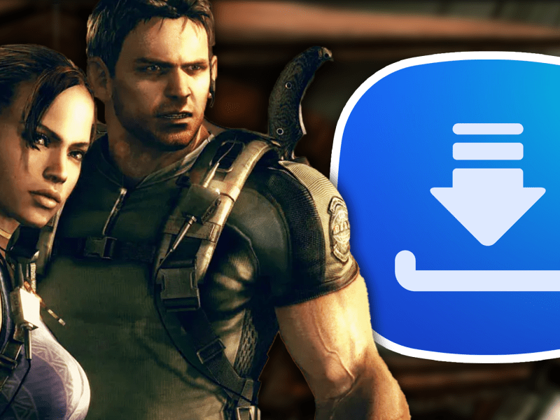 Eine Bildmontage, welche die beiden Charaktere Sheva Alomar und Chris Redfield aus Resident Evil 5 zeigt.