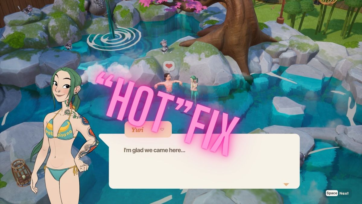 Hot Fix in Coral Island