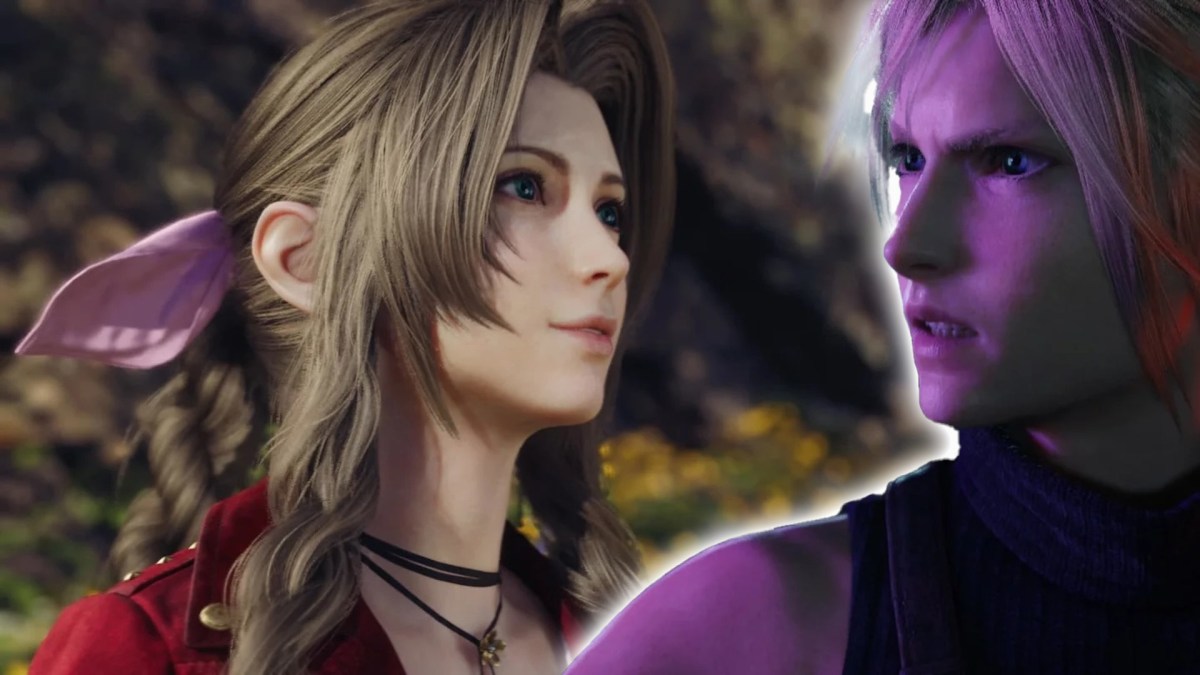 Ein Screenshot aus Final Fantasy 7 Rebirth mit Aerith und Cloud.