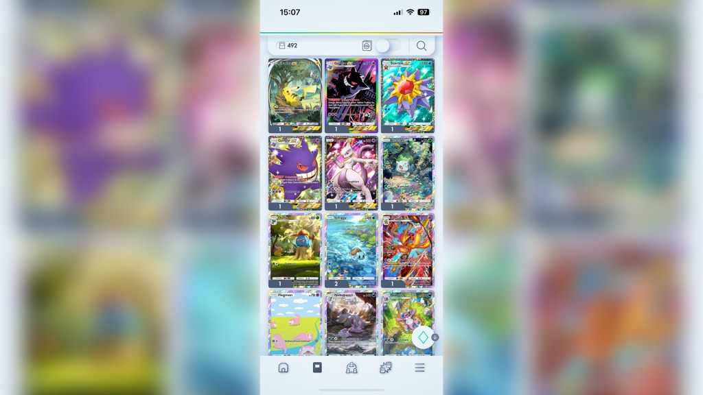 Ein Screenshot aus Pokémon TCG Pocket.