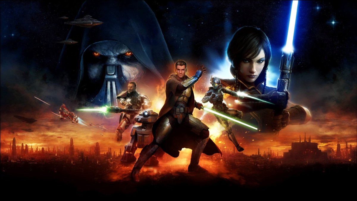 Artwork zu Star Wars: The Old Republic mit Jedi-Charakteren