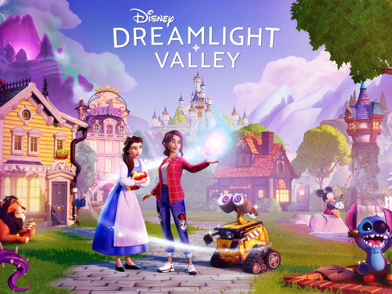 Bild zu Disney Dreamlight Valley unter anderem mit Wall-E und Belle