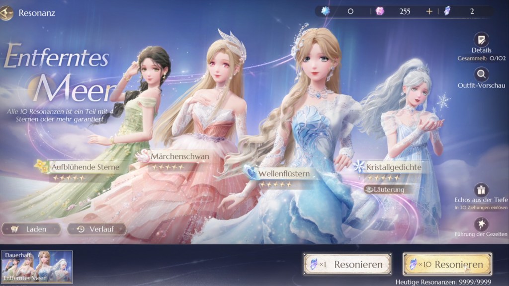 Banner zum Resonieren aus Infinity Nikki