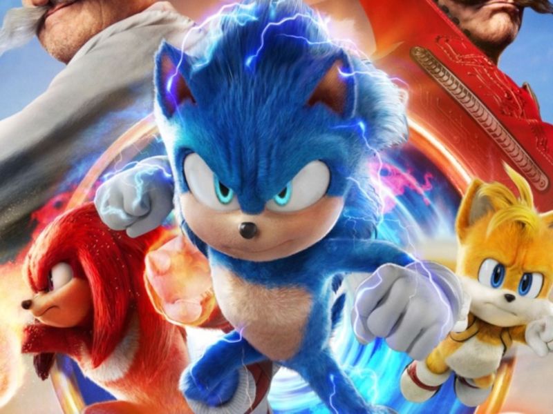 Sonic, Knuckles und Tails in Sonic The Hedgehog 3