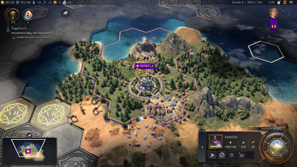 Ein Screenshot aus Civilization 7.