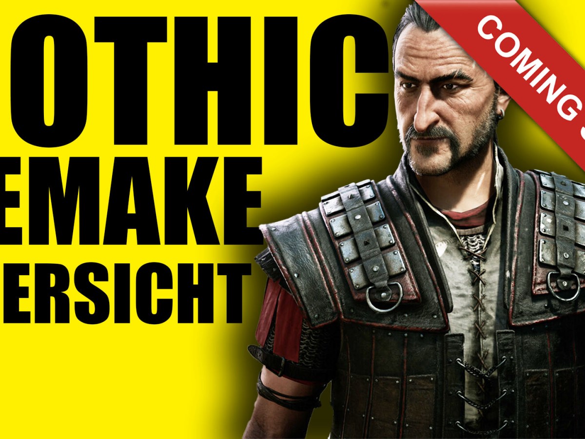 Eine Bildmontage, die den Schatten Diego aus dem Alten Lager des Gothic Remakes zeigt.