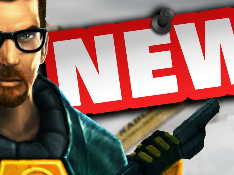 Eine Bildmontage, die Gordon Freeman aus dem Ego-Shooter Half-Life zeigt.