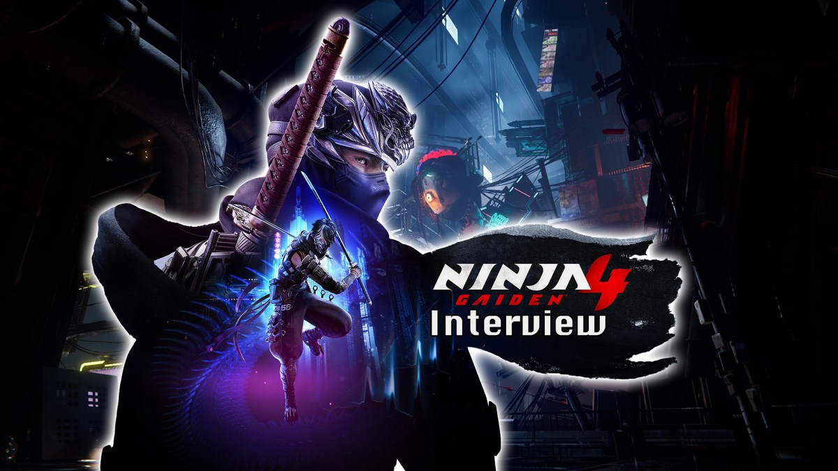 Ein Screenshot von Ninja Gaiden 4 mit dem Schriftzug Interview