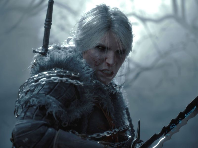 Offizieller Screenshot aus dem The Witcher 4-Trailer