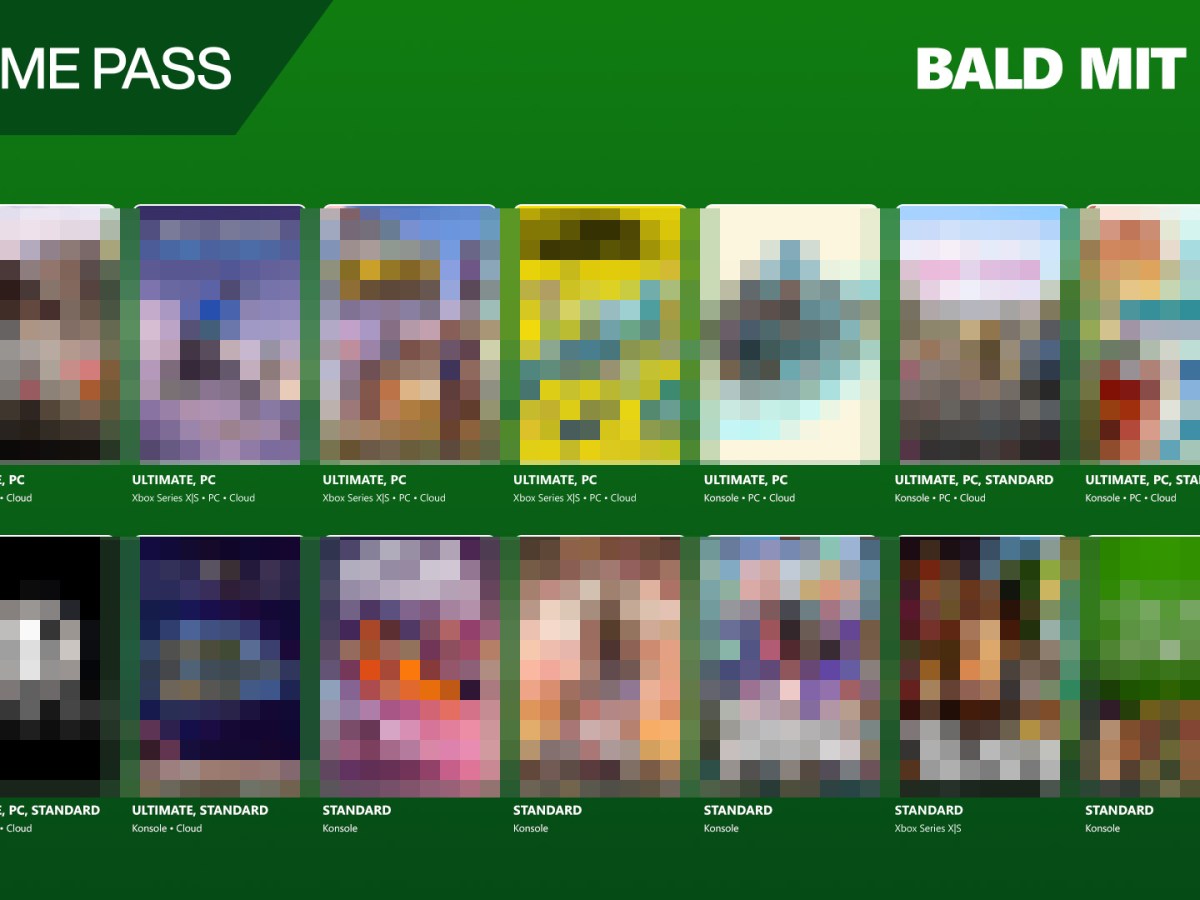 Ein Bild von den neuen Xbox Game Pass-Spielen.