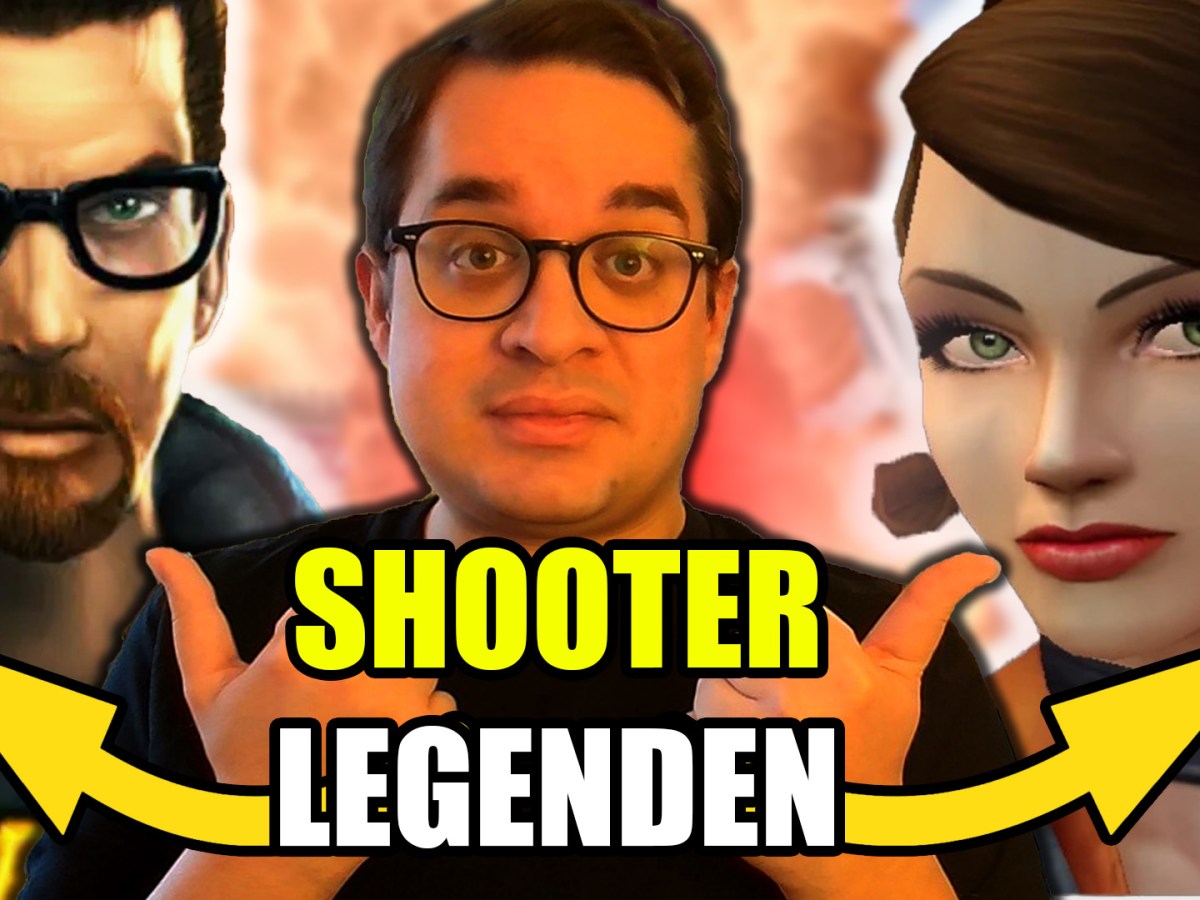Eine Bildmontage zu den Videospielen No One Lives Forever und Half-Life.