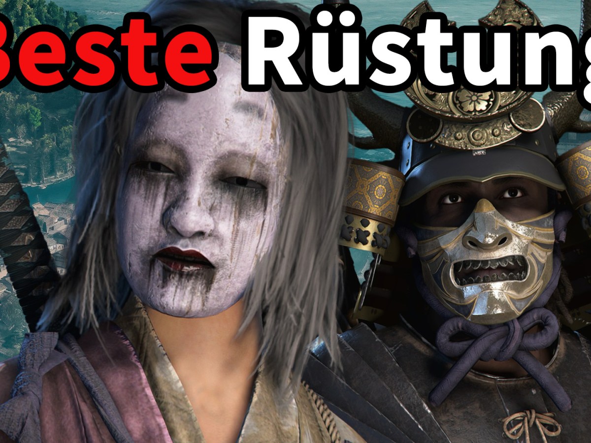 Screenshot aus Assassin's Creed Shadows. Im Vordergrund sind Naoe und Yasuke mit legendären Kopfbedeckungen zu sehen. Dazu gibt es den Schriftzug 