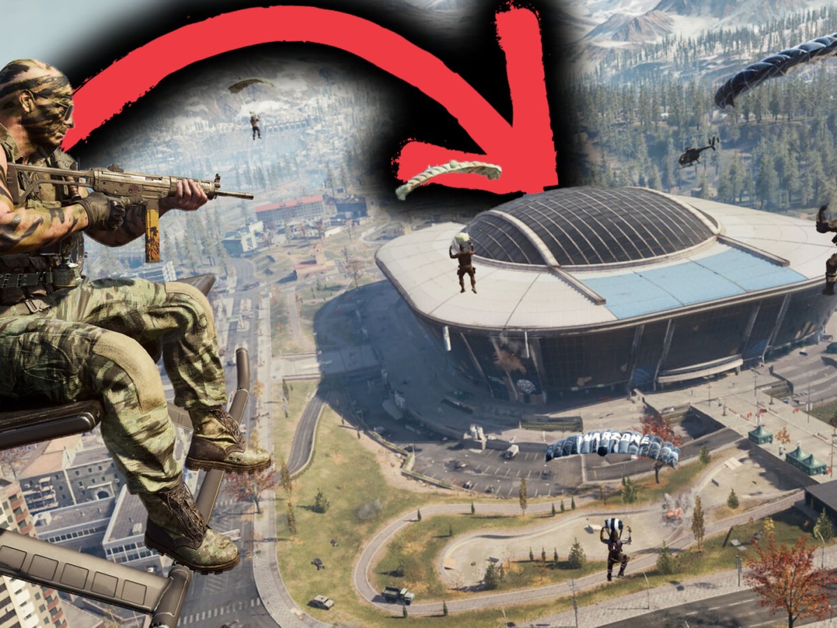 Eine Bildmontage zu Call of Duty Warzone.