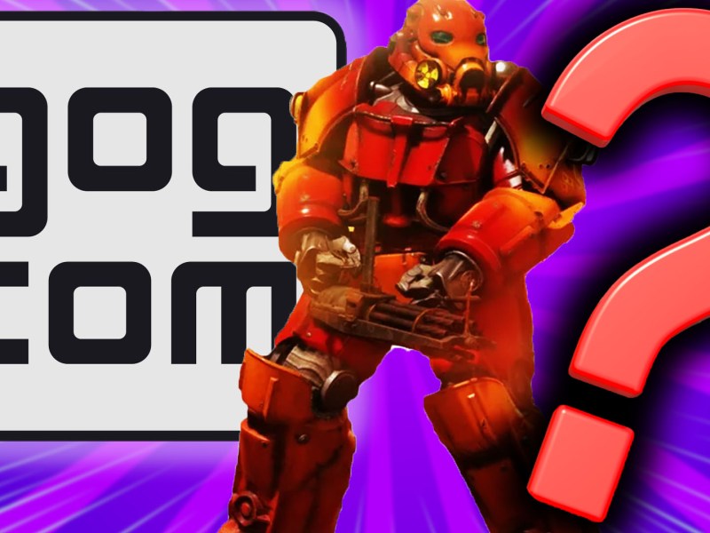 Eine Bildmontage zu GOG und Fallout.