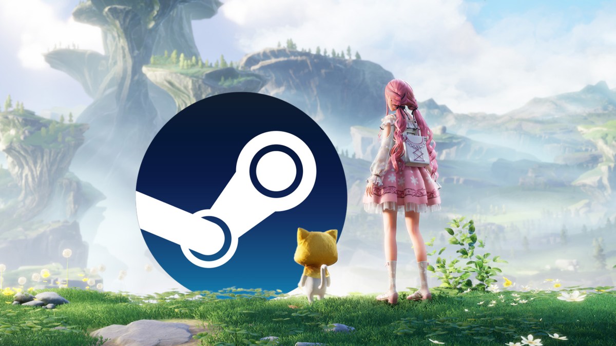 Artwork zu Infinity Nikki und das Logo von Steam