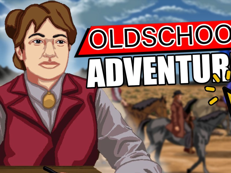 Eine Bildmontage zum Point-and-Click-Adventure Rosewater.