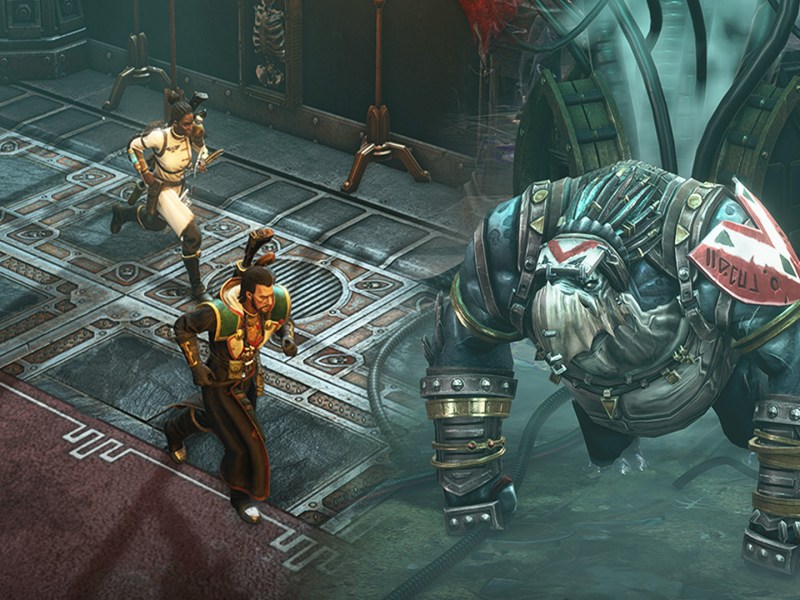 Screenshot-Collage aus Warhammer 40.000: Dark Heresy.