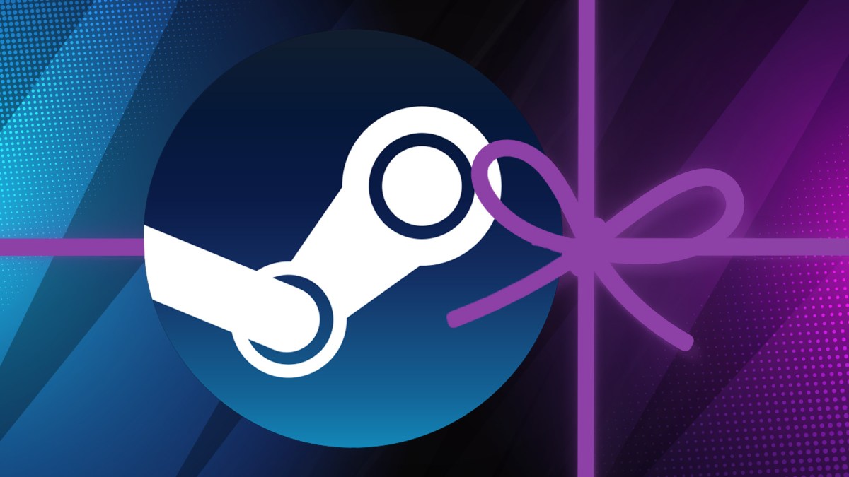 Steam Logo mit Schleife