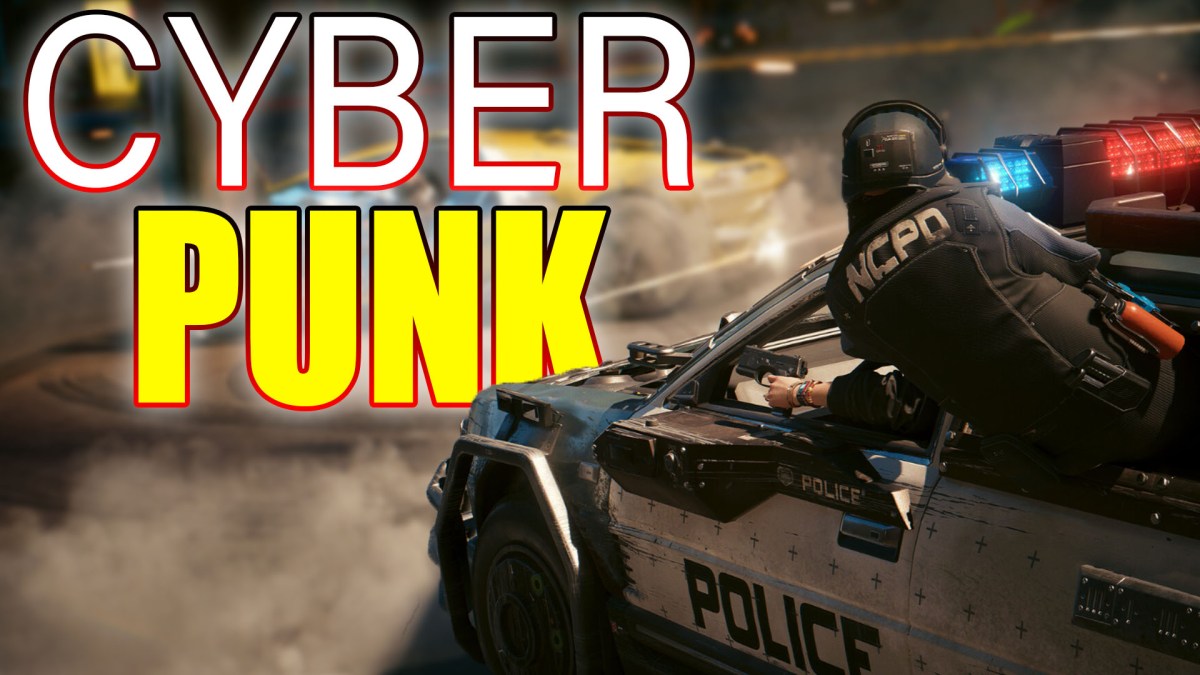 Eine Bildmontage zu Cyberpunk 2077.