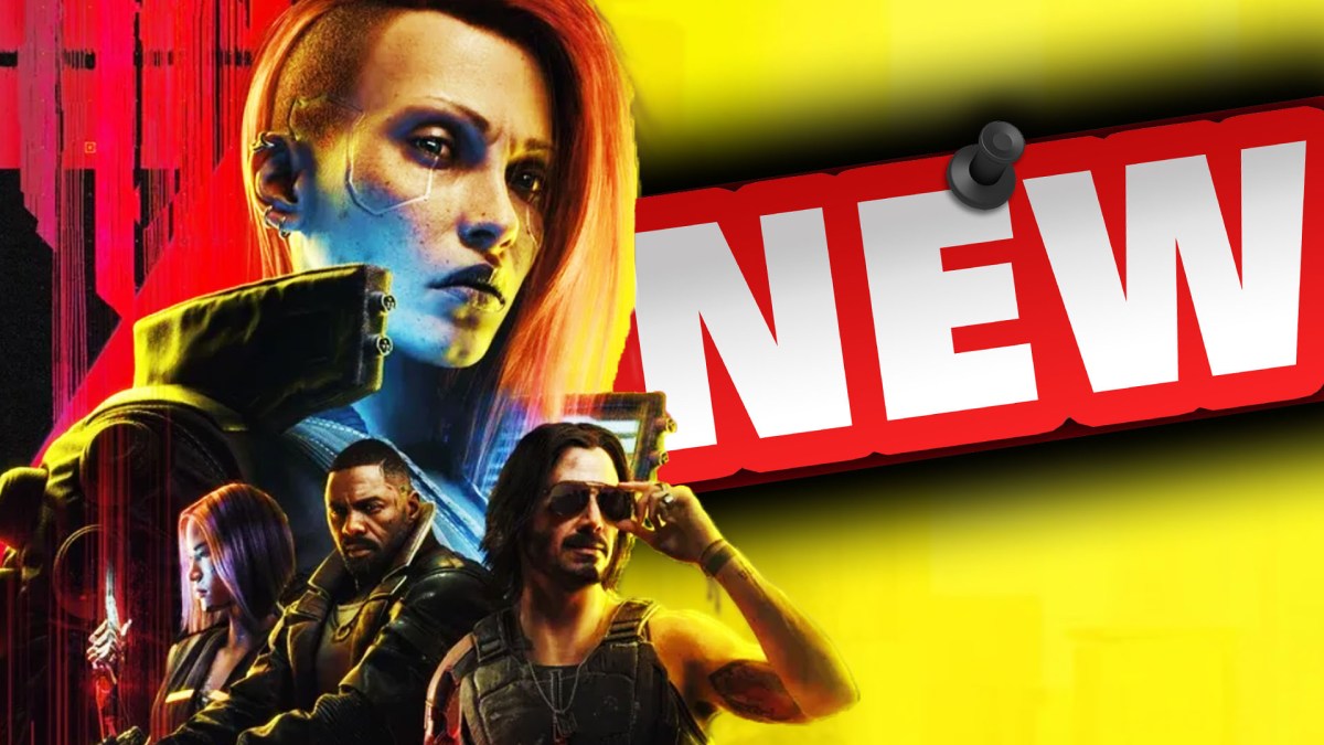 Eine Bildmontage zu Cyberpunk 2077.