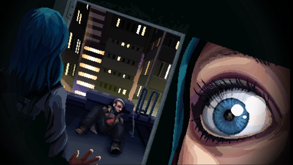 Ein Screenshot aus dem Videospiel Kathy Rain 2: Soothsayer.
