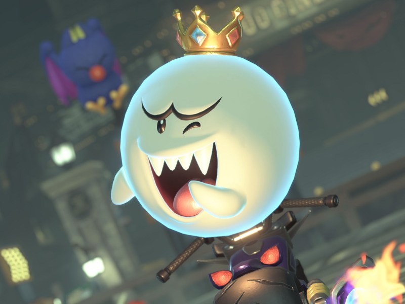 Ein Screenshot aus Mario Kart World.