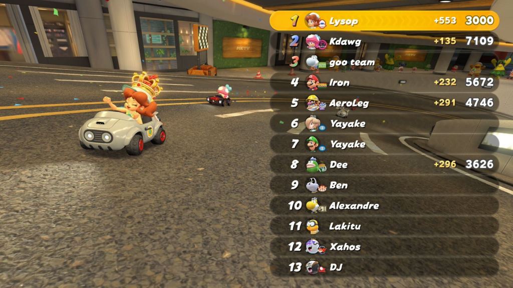 Ein Screenshot aus Mario Kart World.