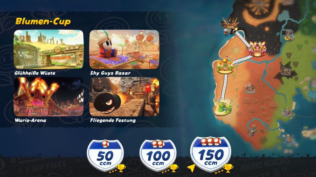 Ein Screenshot aus Mario Kart World.