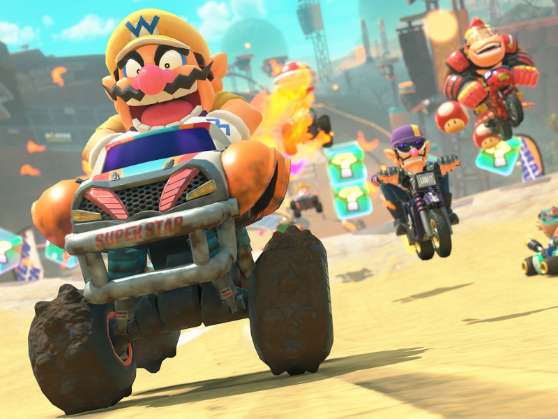 Ein Screenshot aus Mario Kart World.