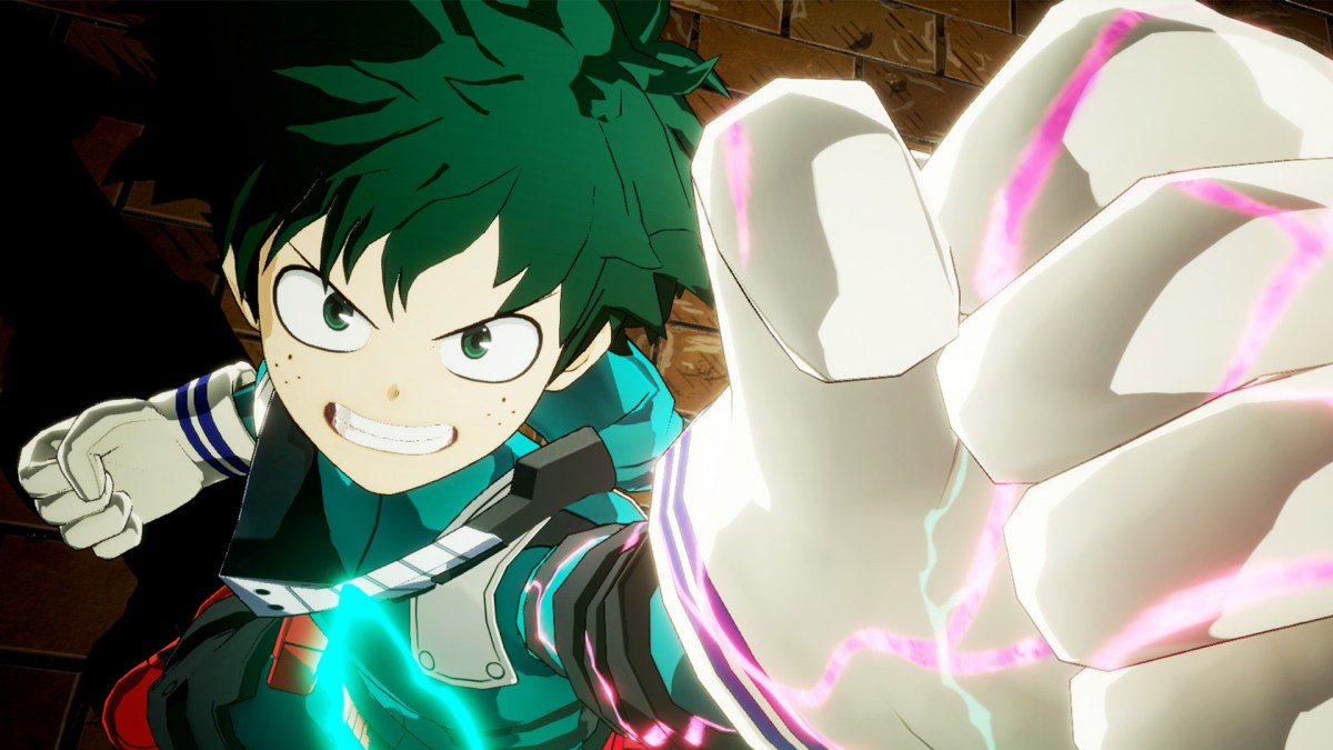 Ein Screenshot aus dem ersten My Hero Academia-Arena-Fighter.