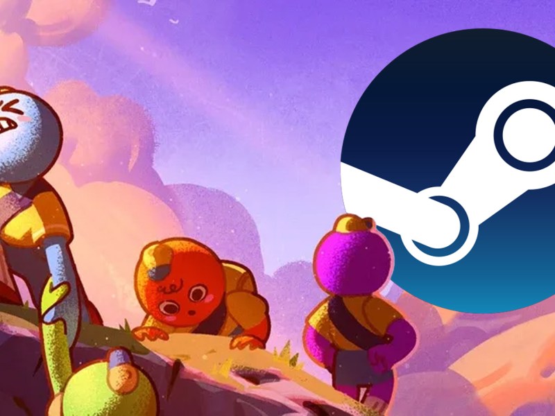 Artwork zum Spiel Peak mit dem Steam-Logo