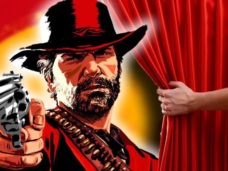 Eine Bildmontage zu Red Dead Redemption 2.
