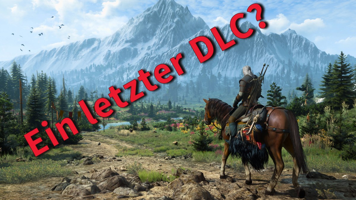 Screenshot aus The Witcher 3. Versehen mit dem Schriftzug 