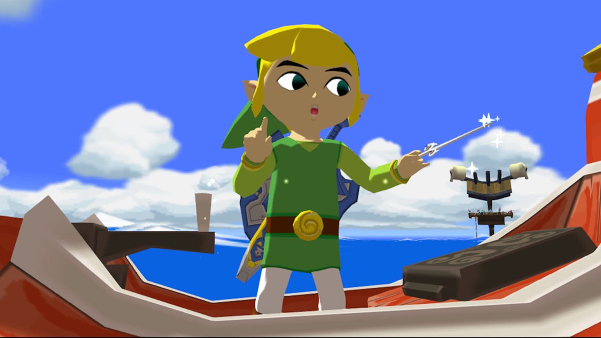 Taktstock spiegelverkehrt? Link strugglet mit der Kamera in The Wind Waker