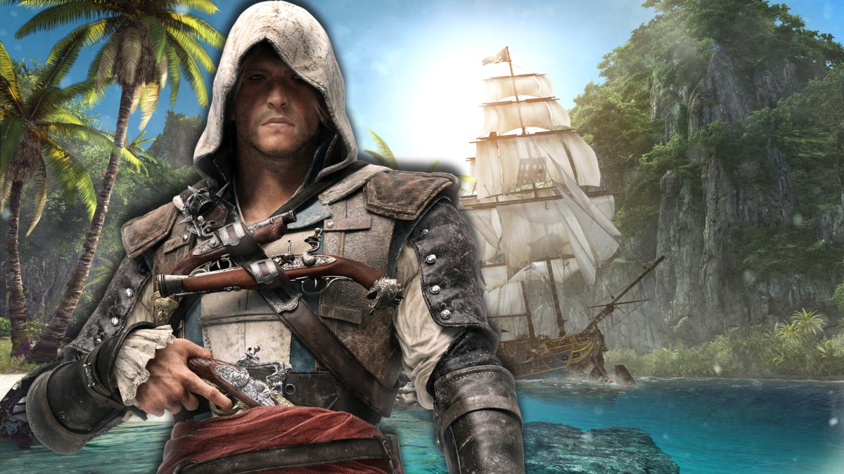 Screenshot aus Assassin's Creed 4: Black Flag. Im Vordergrund ist Protagonist Edward Kenway zu sehen.