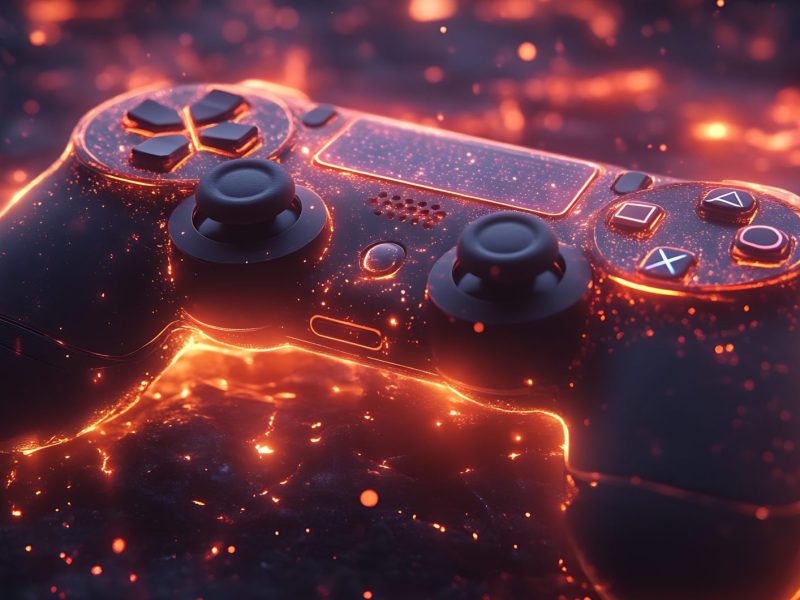 Vor Hitze glühender Controller